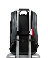 PIQUADRO URBAN Sac à dos en cuir pour ordinateur portable 15,6 pouces gris - Sacs à dos pour ordinateur portable - 4