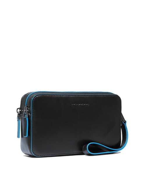 BLUE SQUARE Pochette en cuir Noir - Sacs pour Femme