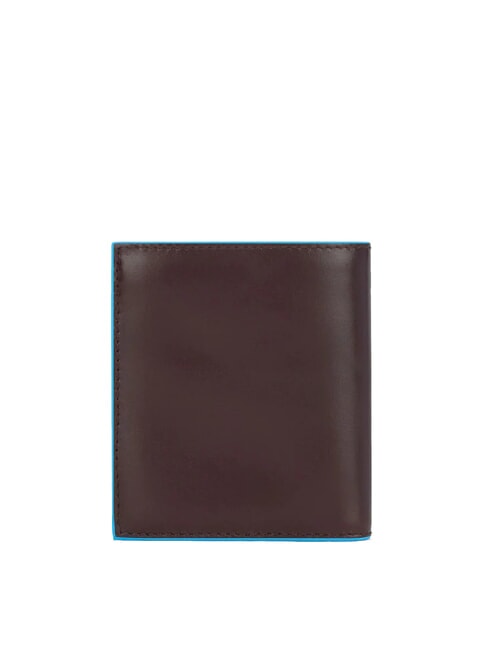 BLUE SQUARE Portefeuille vertical en cuir ACAJOU - Portefeuilles Homme