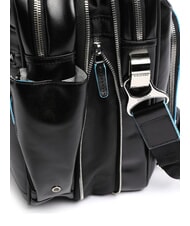 PIQUADRO BLUE SQUARE Porte-documents pour ordinateur portable 15" en cuir Noir - Porte Documents Travail - 4