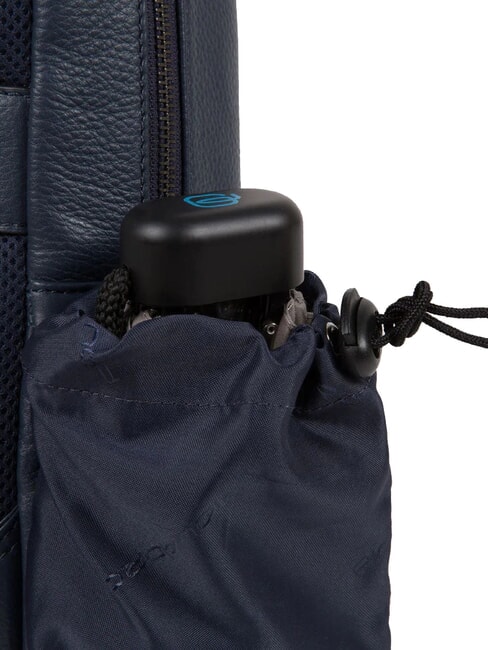 MODUS SPECIAL Sac à dos en cuir pour PC 14" bleu - Sacs à dos pour ordinateur portable