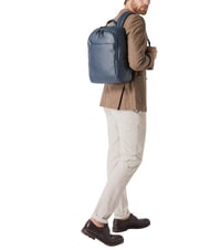 PIQUADRO MODUS SPECIAL Sac à dos en cuir pour PC 14" bleu - Sacs à dos pour ordinateur portable - 8