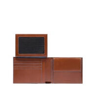 PIQUADRO Portefeuille Ligne BLUE SQUARE, en cuir MARRON - Portefeuilles Homme - 2