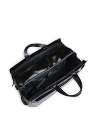 PIQUADRO BLUE SQUARE sac de voyage en cuir Noir - Sacs de voyage - 5