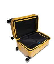 PIQUADRO POP Grand chariot jaune - Valises Rigides - 2