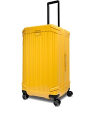 PIQUADRO POP Grand chariot jaune - Valises Rigides - 3
