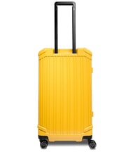 PIQUADRO POP Grand chariot jaune - Valises Rigides - 4