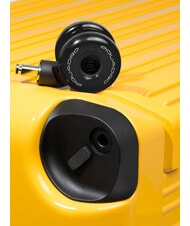 PIQUADRO POP Grand chariot jaune - Valises Rigides - 6