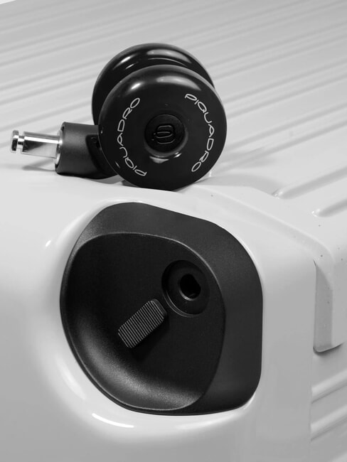 POP Grand chariot blanc - Valises Rigides