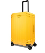 PIQUADRO POP Chariot moyen jaune - Valises Rigides - 3