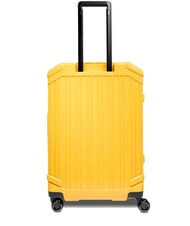 PIQUADRO POP Chariot moyen jaune - Valises Rigides - 4