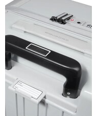 PIQUADRO POP Chariot moyen blanc - Valises Rigides - 5