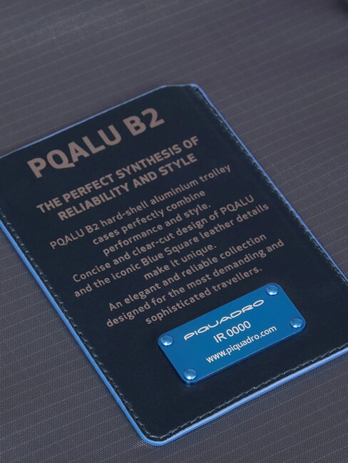 ALU BLUE SQUARE Chariot moyen bleu - Valises Rigides