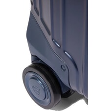 PIQUADRO ALU BLUE SQUARE Chariot moyen bleu - Valises Rigides - 8