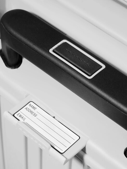 POP Chariot à bagages à main blanc - Valises cabine