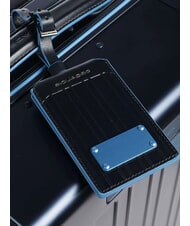 PIQUADRO ALU BLUE SQUARE Chariot à bagages à main bleu - Valises cabine - 5