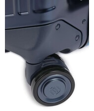 PIQUADRO ALU BLUE SQUARE Chariot à bagages à main bleu - Valises cabine - 6