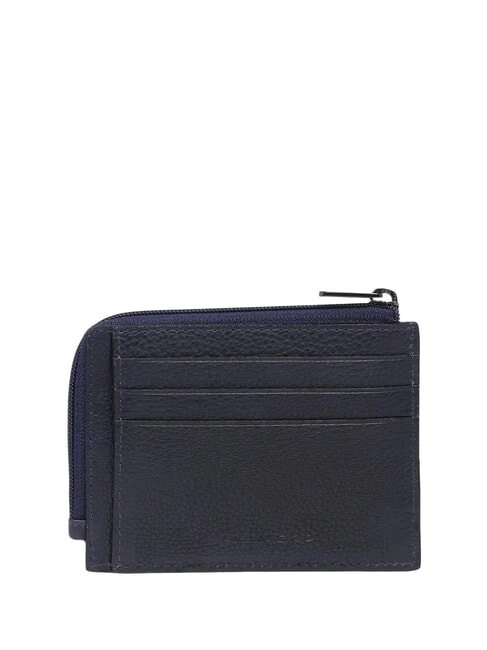 CRONUS porte-cartes en cuir bleu - Portefeuilles Homme