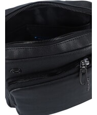 PIQUADRO CRONUS Sac en cuir, support pour tablette Noir - Sacs en Bandoulières pour Homme - 3