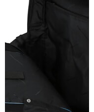 PIQUADRO X1 Sac à dos en cuir, support pc 15,6" bleu / brun - Sacs à dos pour ordinateur portable - 4