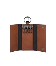 PIQUADRO BLACK SQUARE &Eacute;tui &agrave; cl&eacute;s en cuir avec 6 crochets CUIR - Porte-cl&eacute;s - 2