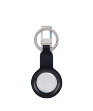 PIQUADRO BLUE SQUARE Porte-clés en cuir pour Airtag - Porte-clés