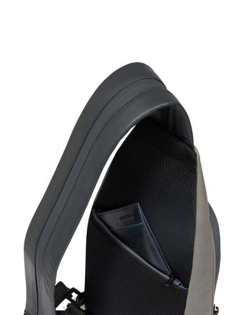 URBAN Sac à dos à une bandoulière avec support pour iPad®mini gris noir - Sacs en Bandoulières pour Homme