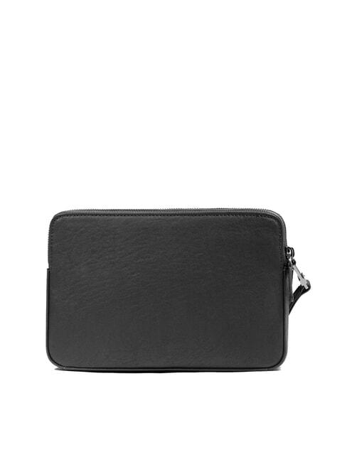 BLACK SQUARE Pochette en cuir pour homme avec dragonne Noir - Étui pour tablette & Organiseur