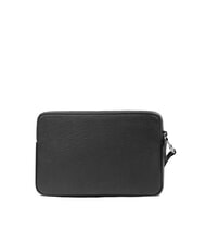 PIQUADRO BLACK SQUARE Pochette en cuir pour homme avec dragonne Noir - Étui pour tablette & Organiseur - 3