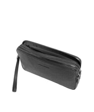 PIQUADRO BLACK SQUARE Pochette en cuir pour homme avec dragonne Noir - Étui pour tablette & Organiseur - 5