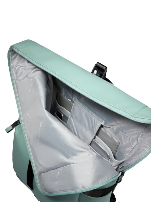 CORNER SPECIALE GOMMATO Sac à dos roll-top pour ordinateur portable 15,6" VERT - Sacs à dos pour ordinateur portable