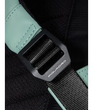 PIQUADRO CORNER SPECIALE GOMMATO Sac à dos roll-top pour ordinateur portable 15,6" VERT - Sacs à dos pour ordinateur portable - 8