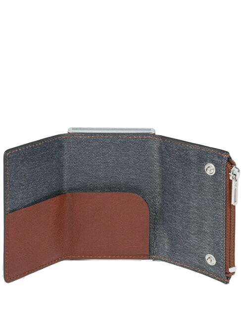 BLACK SQUARE syst&egrave;me coulissant pour porte-cartes CUIR - Portefeuilles Homme