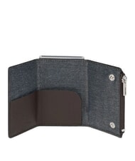PIQUADRO BLACK SQUARE syst&egrave;me coulissant pour porte-cartes MORO - Portefeuilles Homme - 2