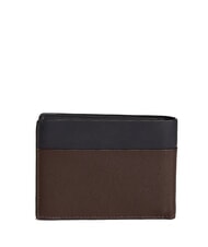 PIQUADRO HARPER Portefeuille avec porte-monnaie, en cuir bleu/marron fonc&eacute; - Portefeuilles Homme - 3