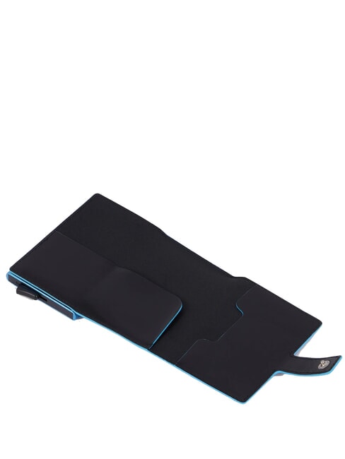 BLUE SQUARE Portefeuille porte-cartes en cuir Noir - Portefeuilles Homme