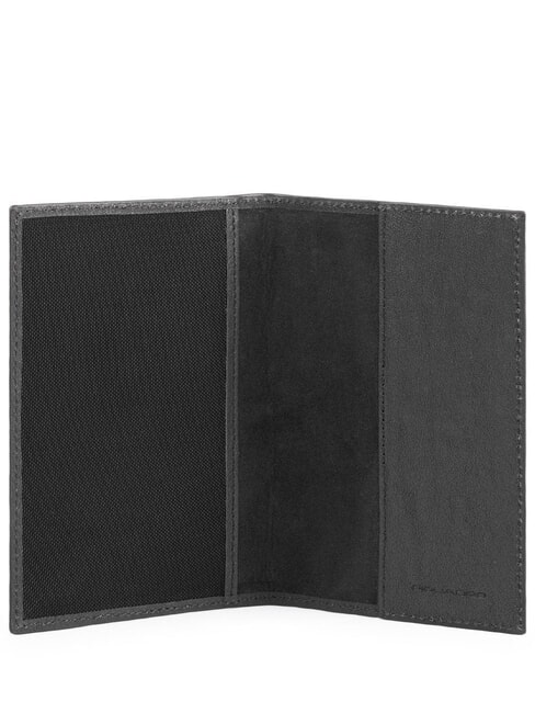 BLACK SQUARE Porte-passeport en cuir Noir - Portefeuilles Homme
