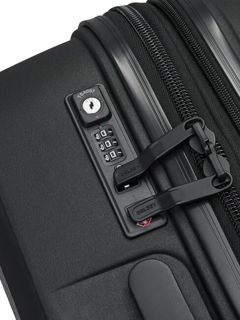 BELMONT PLUS MR Grand chariot extensible Noir - Valises Rigides