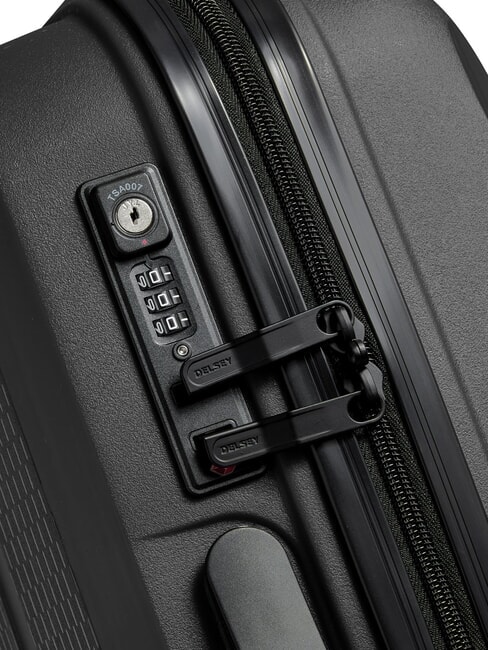 BELMONT PLUS MR Chariot &agrave; bagages &agrave; main Noir - Valises cabine