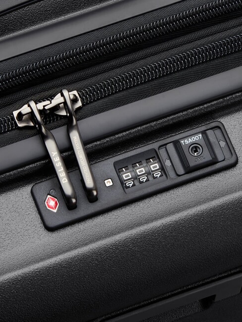 TURENNE 2.0 Chariot &agrave; bagages &agrave; main Noir - Valises cabine