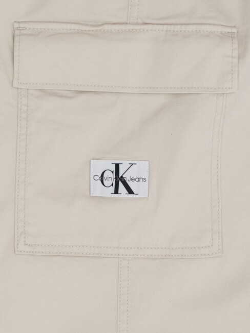CK JEANS pantalon cargo en coton stretch coquille d'œuf - Pantalons pour femmes