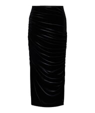 TOMMY HILFIGER TH Jupe crayon &agrave; volants noir - Jupes pour femmes - 5