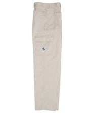 CALVIN KLEIN CK JEANS pantalon cargo en coton stretch coquille d'&oelig;uf - Pantalons pour femmes - 3