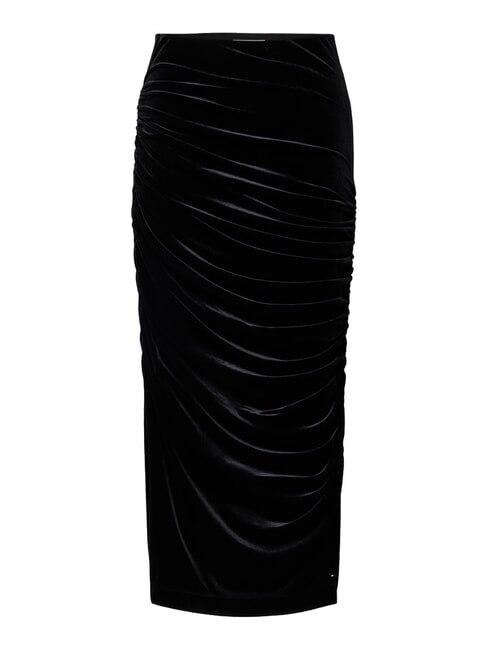 TH Jupe crayon à volants noir - Jupes pour femmes