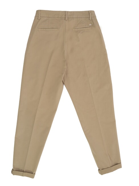 TH pantalon en coton stretch beige - Pantalons pour femmes