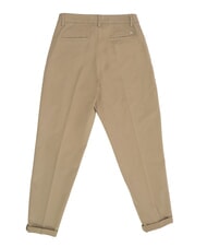 TOMMY HILFIGER TH pantalon en coton stretch beige - Pantalons pour femmes - 2