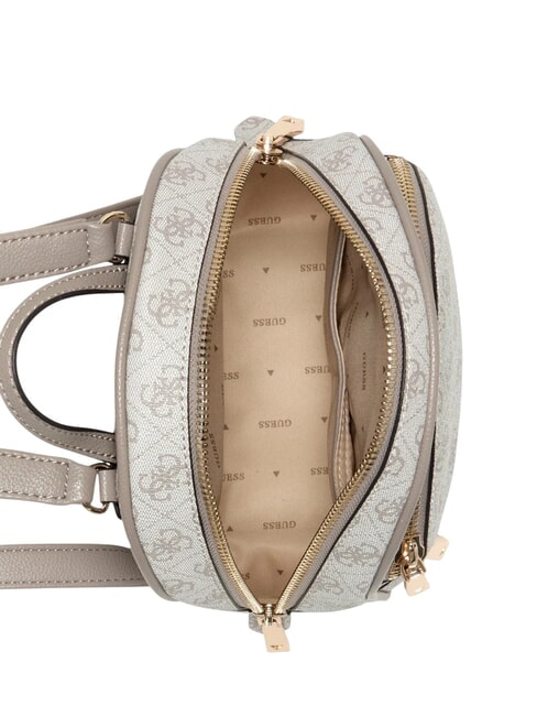 MANHATTAN 2 Petit sac à dos avec logo pivoine 4G logo taupe foncé - Sacs pour Femme