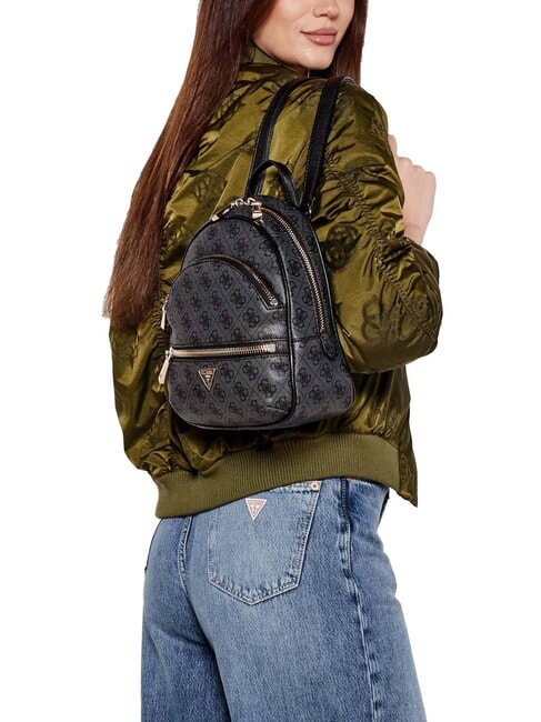 MANHATTAN 2 Petit sac à dos avec logo pivoine 4G logo taupe foncé - Sacs pour Femme