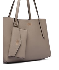 GUESS BRENTON Sac à bandoulière taupe foncé - Sacs pour Femme - 4