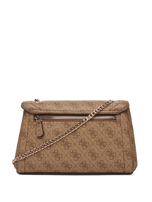 NOELLE 2 Sac convertible à rabat logo latte / marron - Sacs pour Femme